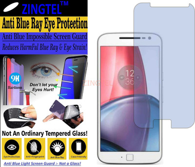 ZINGTEL Impossible Screen Guard for MOTOROLA MOTO G4 PLUS (Impossible UV AntiBlue Light)(Pack of 1)