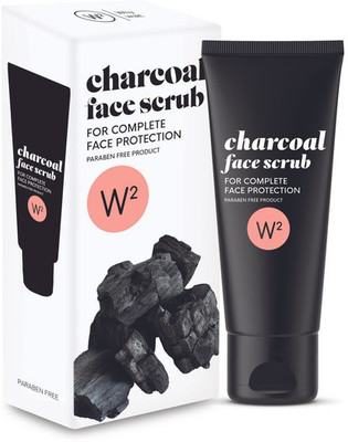 W2 Charcoal Face Scrub For Complete Face Protection Scrub(100 g)