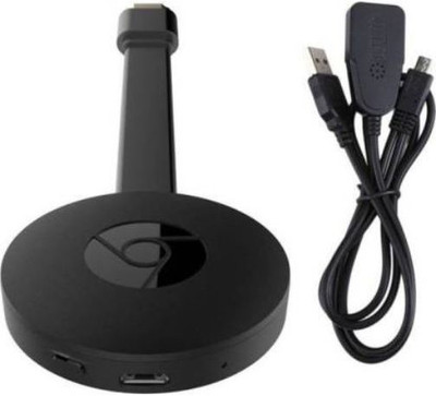 GUGGU WSA_654K Chrome cast WiFi HDMI Dongle & Wireless Display for TV\Laptop\Desktop\Tablet Compatible with All Smartphone Media Streaming Device(Black)