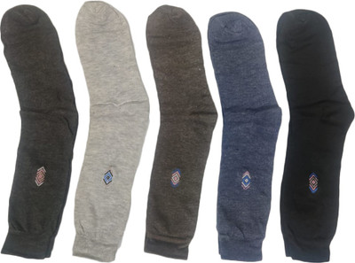 Krishna Trading Men Embriodered Calf Length(Pack of 5)
