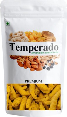 Temperado Whole Spices Unpolished Whole Dried Turmeric Sticks| Sabut Haldi Ghatiya| Haldi Gatiya| Akhi Haldi| Premium Quality & Natural Product 200GM(200 g)