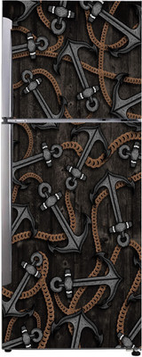 K2A Studio 60 cm for design extra lardge for fridge decor Self Adhesive Sticker(Pack of 1)