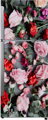 Byte Studio 60 cm Fridge sticker decorative multicolor abstract size (60.96x152.4)cm Self Adhesive Sticker(Pack of 1)