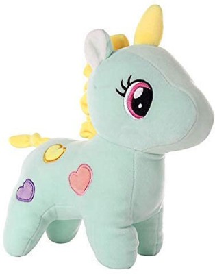 Lata Super Quality Super Soft blue unicorn Soft Toy For Kids |Birthday |Gift (Embroidery Work,blue)  - 35 cm(Multicolor)