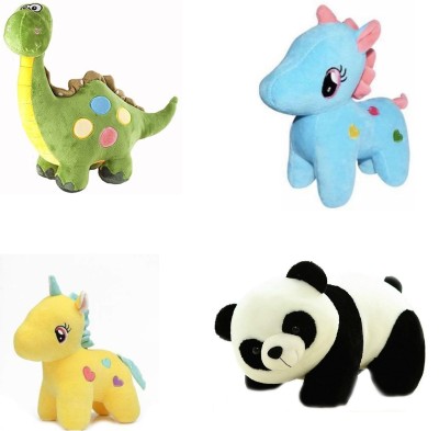 WooCute Super Soft Quality Huggable Cute Animal Stuffed Toy-for Babies, Toddlers, Kids, Birthday & Special Occasions  - 36 cm(Multicolor)