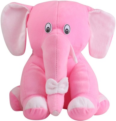 SMARTOTS Premium Quality UltraSoft Plush Pink Sitting Elephant Toy For Infant,Kids Valentine Christmas Birthday Anniversary I Love you Teddy Teddy Day Best Gift For Girlfriend Sister Children Babies Your Loved Ones(Teddy Bear)-28 cms  - 28 cm(Pink)