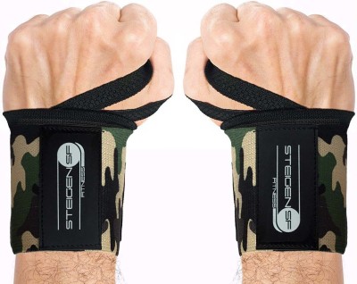 STEIGEN FITNESS 22 Inch's long Elasticized Weight Lifting Wrist Support Wraps For Men Wrist Support