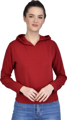 Leeway Full Sleeve Solid Women Sweatshirt