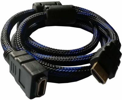 Nsinc  TV-out Cable Heavy Nylon Braided HDMI(Multicolor, For Laptop)