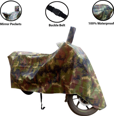 Reshvi World Waterproof Two Wheeler Cover for Bajaj(Platina 110, Multicolor)