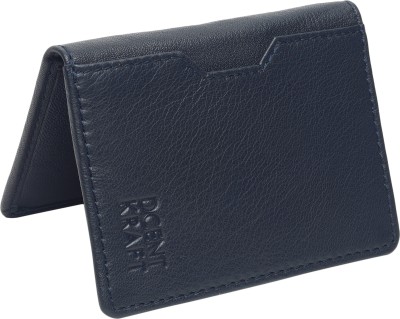 DCENT KRAFT Men & Women Casual, Formal, Evening/Party, Travel Blue Genuine Leather Card Holder(6 Card Slots)