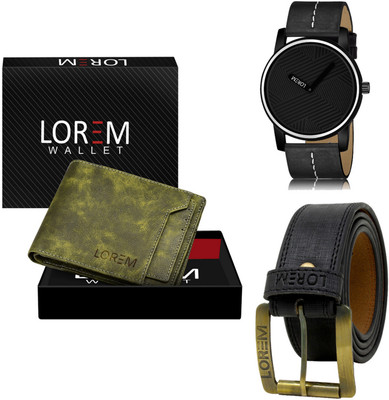 LOREM LR67-WL16-BL01 Analog Watch  - For Men