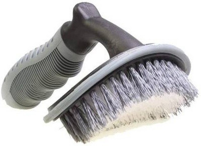 SRPHERE The Tire Brush | Detailing Brush | Tire Cleaning Brush for Tires and Wheels | Tire Dressing Applicator | Car Tire Brush |Car Care 1 ml Wheel Tire Cleaner(Pack of 1)