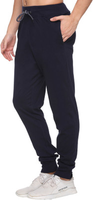 ENOV Solid Men Dark Blue Track Pants