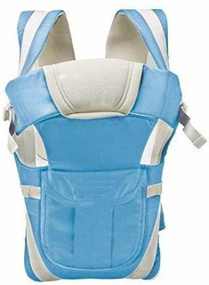 naughty baby High Quality 4 in 1/Carry Bag/Cuddler Kids Facing In and Out Position Baby Carrier(Sky Blue, Front Carry facing in)