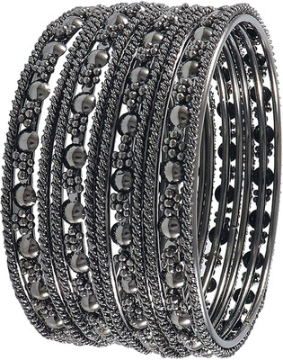 NMII Metal Bangle Set(Pack of 12)