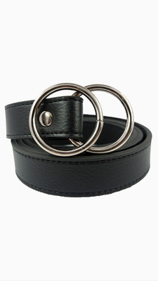 Sadikain Women Casual, Party Black Artificial Leather, Canvas Belt
