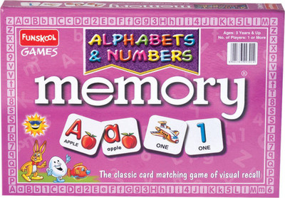 FUNSKOOL Alphabets & Numbers Memory Party & Fun Board Game