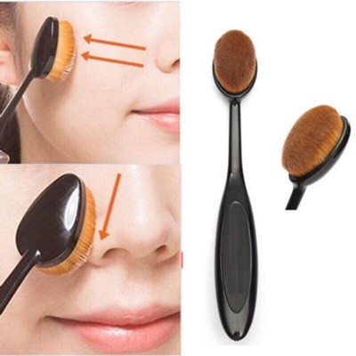 MYEONG BEST Professional Oval Toothbrush Foundation Contour Concealer Eyeliner Blending Cosmetic Brushes Tool(Pack of 1)