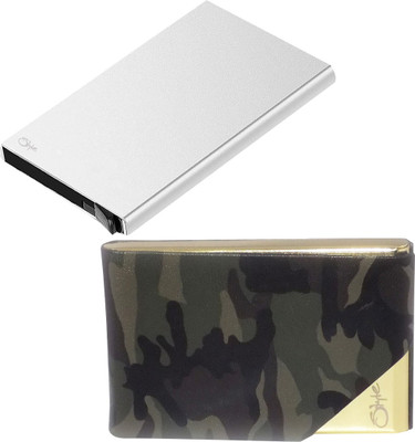 Style 98 10 Card Holder(Set of 2, Silver)