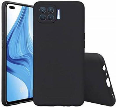 Mobi Socket Back Cover for Oppo F17 Pro(Black, Flexible, Pack of: 1)