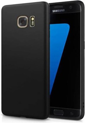 Mozo Back Cover for Samsung Galaxy S7 Edge(Black, Flexible, Pack of: 1)