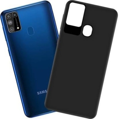 Mobile Back Cover Back Cover for Samsung Galaxy F41, Samsung Galaxy M31(Black, Shock Proof, Silicon, Pack of: 1)