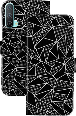 Knotyy Flip Cover for OnePlus Nord CE 5G(Multicolor, Black, Dual Protection, Pack of: 1)