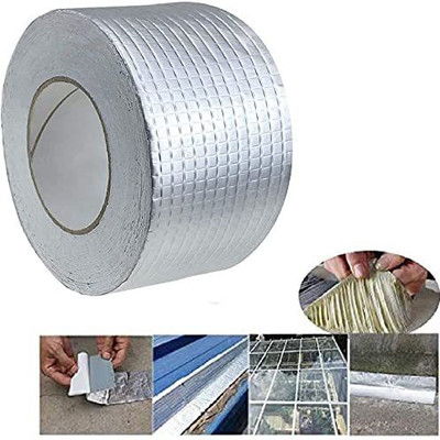 DN BROTHERS Single sided Handheld Self Adhesive (Manual)(Set of 1, Silver)