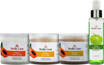 Vedic Line Crystal Clear Skin Care Combo(4 Items in the set)