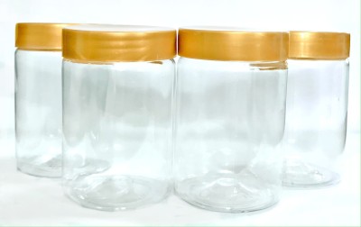 T.S. Universal Plastic Grocery Container  - 300 ml(Pack of 4, Clear)