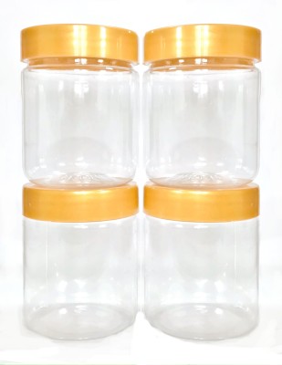 T.S. Universal Plastic Grocery Container  - 200 ml(Pack of 4, Clear)