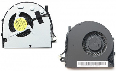 FYONLI Laptop CPU Cooling Fan for Lenovo IdeaPad 110-15ISK 110-15IBR Series (4pin) Cooler(Black/Silver)
