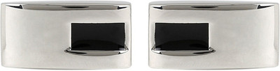 PELUCHE Brass Cufflink(Silver, Black)