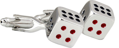 PELUCHE Brass Cufflink(Red, Black)