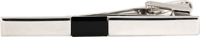 PELUCHE Brass Tie Pin(Silver, Black)