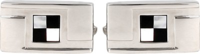 PELUCHE Brass Cufflink(Silver, White, Black)