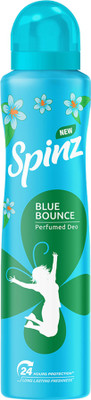 Spinz Blue Bounce Perfumed Deo, 24 Hours Long Lasting Freshness Deodorant Spray  -  For Women(200 ml)