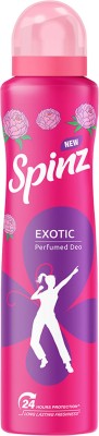 Spinz Exotic Women Perfumed Deo, 24 Hours Long Lasting Freshness Deodorant Spray – For Women