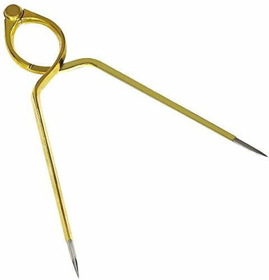 VISHAL Navigation Nautical One Hand Divider Round Arch Type 20 cm Drafting Compass Set(Number of -1)