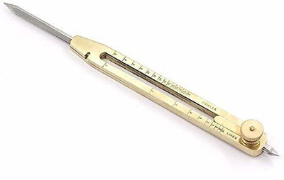 VISHAL Proportional Divider 225 mm Brass Conversion Divider Brass Proportional Drafting Compass Set(Number of 1)