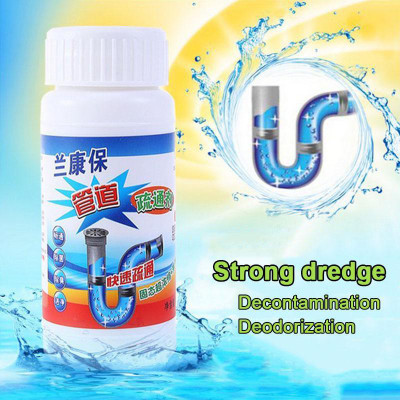 TRENDBIT Powerful Sink & Drain Cleaner Clog Block Remover, Automatic Toilet Cleaner Powder, Unclogs and Hair Remover for regular use in drains Powder Drain Opener (100 g, Pack of 1 ) Powder Drain Opener(100 ml)