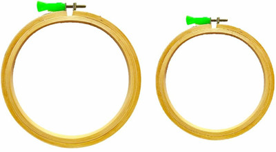 KHUSHA CREATIONS KC-300 Embroidery Hoop(Pack of 2)