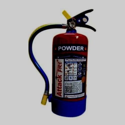 SRT Attack FIRE ABC Dry Chemical Powder Type 4 KG FIRE Extinguisher Fire Extinguisher Mount(4 kg)