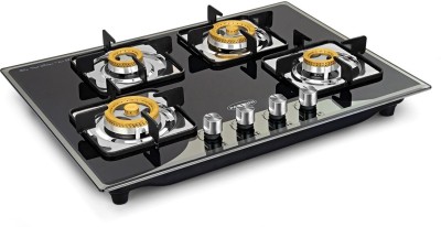 PADMINI CS 403 GL EC Glass Automatic Hob(4 Burners)