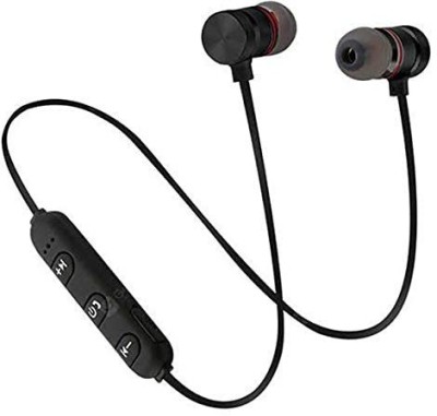 SANNO WORLD SM012 Wireless Bluetooth Headphones, Headset with Mic Bluetooth Headset(Black, In...