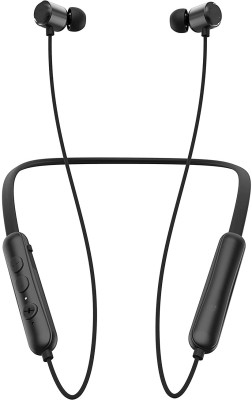 Foxne Point Best Bass and Long Battery Backup 22 Hours Bluetooth Headset Bluetooth Gaming Headset(Black, In the Ear)