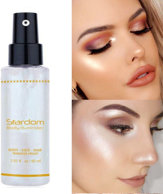ADJD PERFECT SILVER BODY ILLUMINIZER BODY ,FACE ,HAIR TRANSFER PROOF HIGHLIGHTER Highlighter(SILVER)