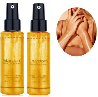 ADJD Highlighter Makeup Face Glow Highlight Brighten Shimmer Make For Professional Look  Highlighter(GOLD)