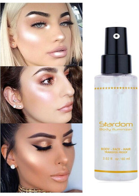 ADJD SILVER BODY ILLUMINIZER BODY ,FACE ,HAIR TRANSFER PROOF HIGHLIGHTER Highlighter(SILVER)